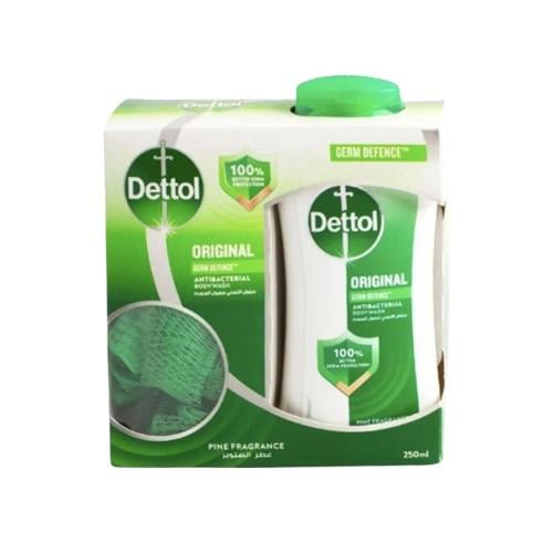 ديتول شاور جل مع ليفة 250 مل