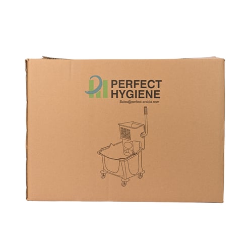 عربة تنظيف صفراء 32 لتر