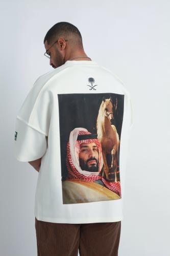 Saudi white t-shirt