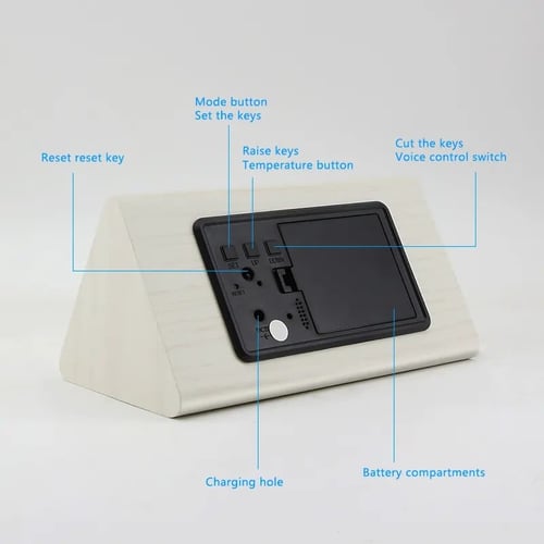 الساعة الخشبية