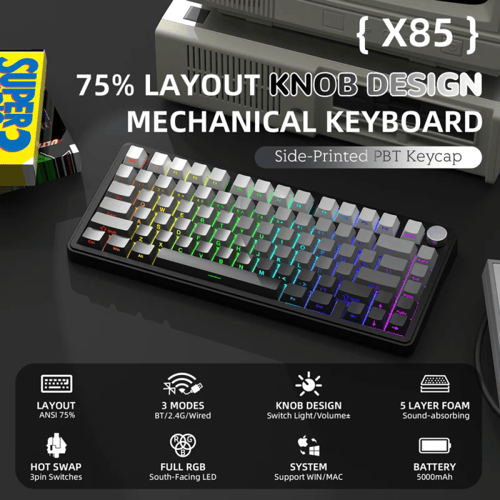 Attack Shark X85 RGB Black