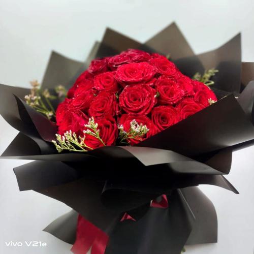 باقة الدفء الأحمر