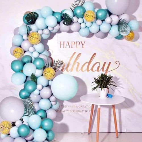 مجموعة بالونات هابي بيرثدي اخضر