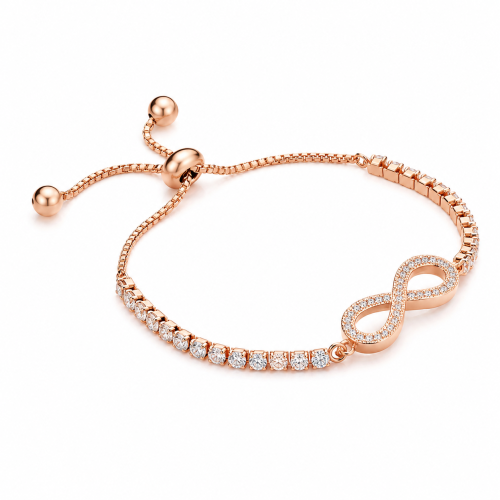 LxryG Eternal Infinity Tennis Bracelet – سوار الأب...