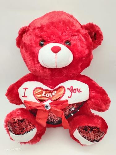 دب احمر I Love You
