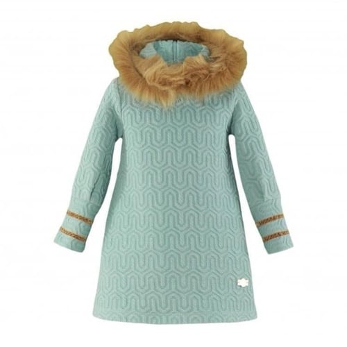 فستان تيفاني قبعة فرو