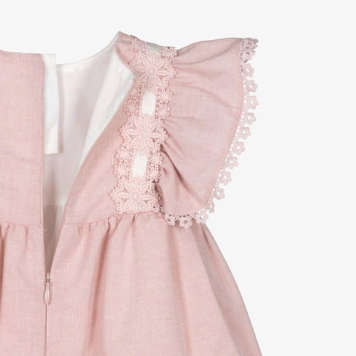 فستان بيبي نود مُزين بالكلف والشرائط