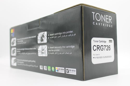 خرطوشة حبر ليزر لون أسود HD CRG 726 TONER