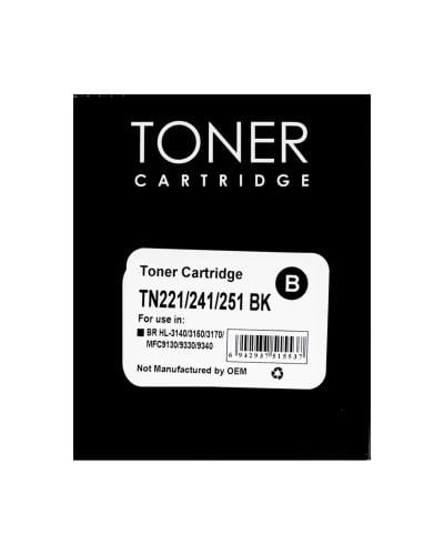 خرطوشة حبر ليزر أسود HD TN221 -241 -251 BLACK TONE...