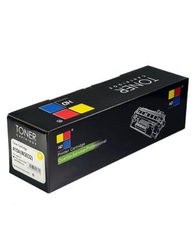 خرطوشة حبر ليزر لون أصفر HD 415A YELLOW TONER
