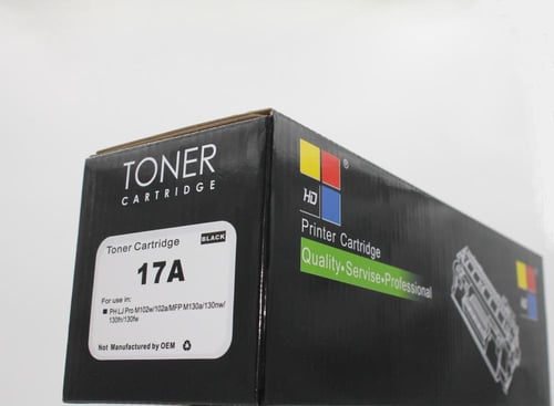 خرطوشة حبر ليزر لون أسود HD 17A TONER