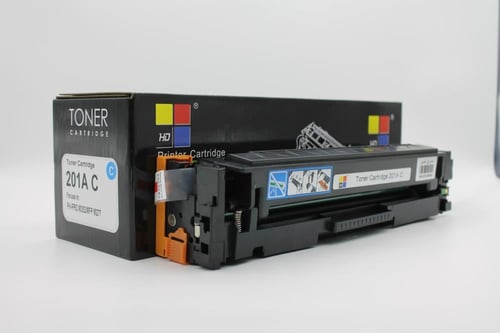 خرطوشة حبر ليزر لون ازرق HD 201A CYAN TONER