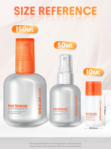 بخاخ واقي من الحرارة للشعر، SHEGLAM HAIR من هوت ست...