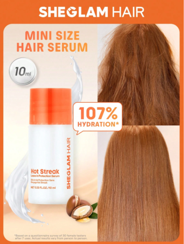 بخاخ واقي من الحرارة للشعر، SHEGLAM HAIR من هوت ست...