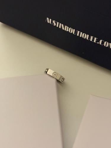 خاتم غير قابل للصدا فصوص زركون