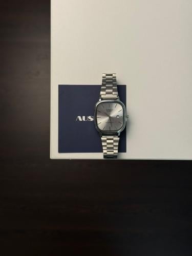 ساعة رجالي كاسيو فضي - ميناء بيج