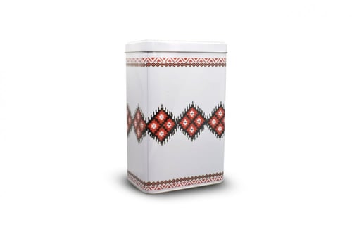 علبة معدن بنقش السدو