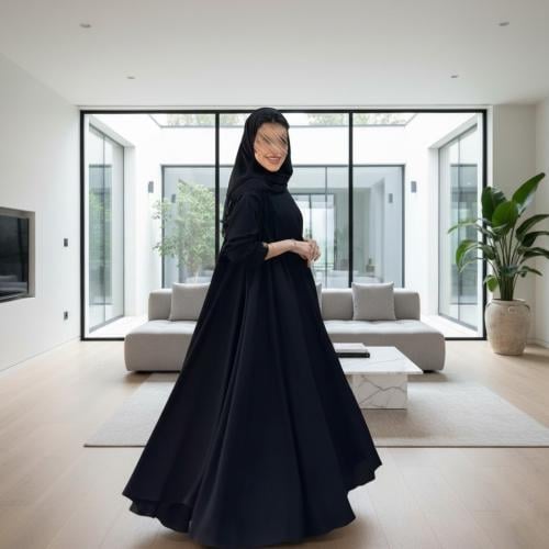 عباية تربل كلوش (021)