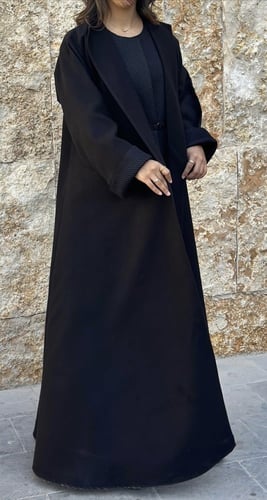 عباية جوخ من الداخل قماش شتوي مميز (015)