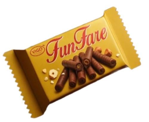 شوكولاتة فان فير محشوة بكريمة البندق ومغطى بالشوكو...