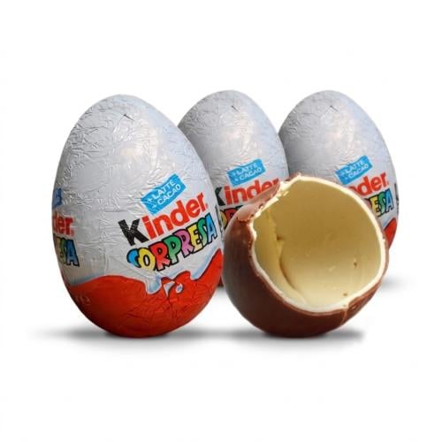 Kinder SURPRISE | بيض كندر قصدير مستورد 60 جرام | كرتون 3 حبات