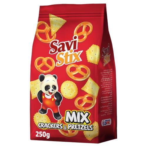 Savi Stix | مشكل كراكرز و بريتزل مملح 250 جرام