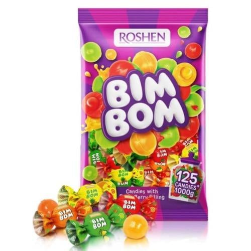 BIM BOM | حلاوة فواكة ليمونية مشكلة كيس 1 كجم