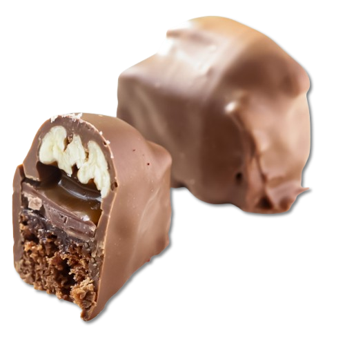 كيك براوني بالشوكولاتة البلجيكية