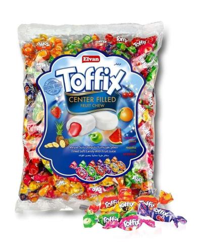 toffix | حلاوة فواكة متنوعة محشوة بنكهات لينة كيس...