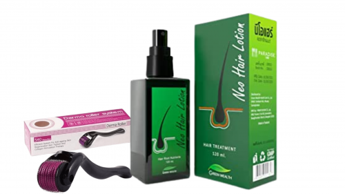 نيو هير لوشن مع ديرما رولر