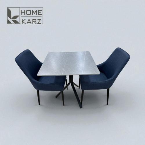 Side table and two chairs, 3 pieces