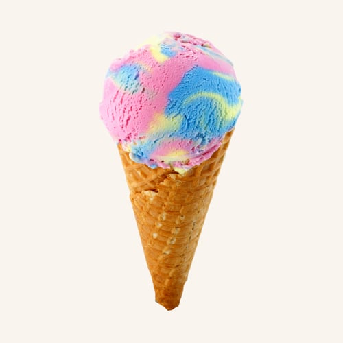 ايس كريم الوان الطيف