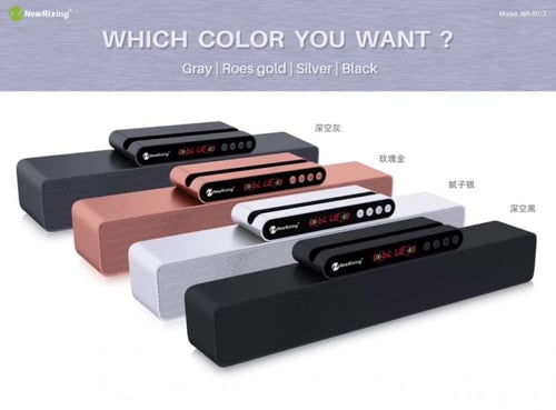 سبيكر بشاشة عرض ملونة مع ستاند للجوال موديل NR5017...