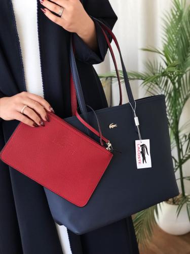 حقيبة لاكوست دبل فيس ..