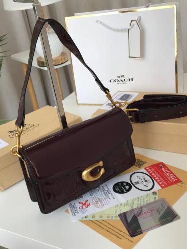 حقيبة كوتش تابي لامع مزخرفة large...