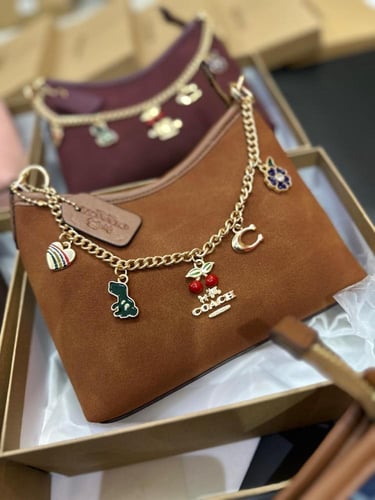 حقيبة توت باق كوتش مخمل باكسسوار.