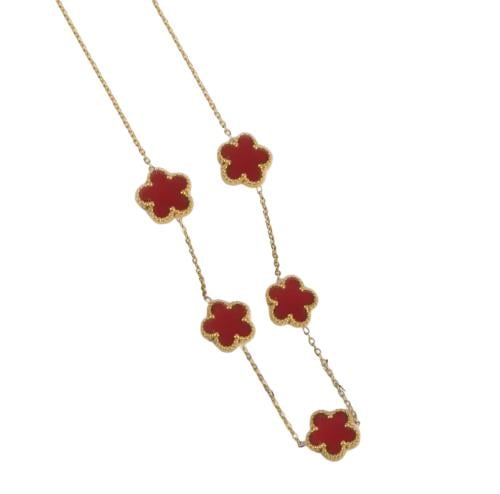 قلادة (روزالين)حجر احمر