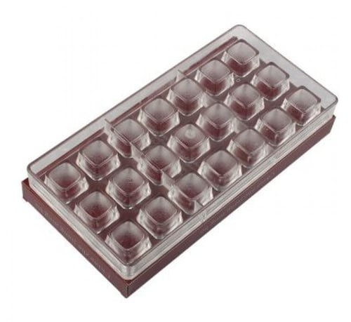 قالب شوكولاته بلاستك مربعات