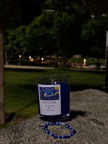 شمعة ليلة النجوم