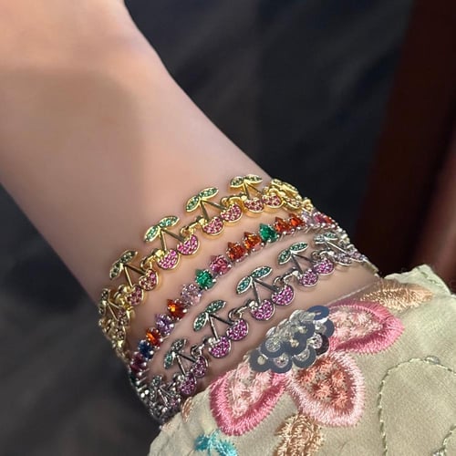 Colourful tennis-مطلية ذهب c2