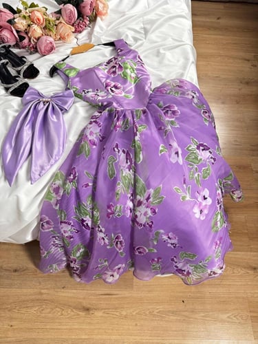 فستان العيد مشجر أنيق | Cutecci