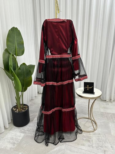 جلابية عسيري انيقة مع بشت تل