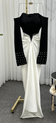 فستان لؤلؤي ملكي لو بيرل | Cutecci