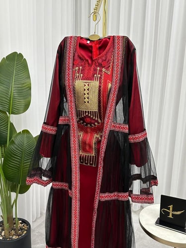 جلابية عسيري انيقة مع بشت تل