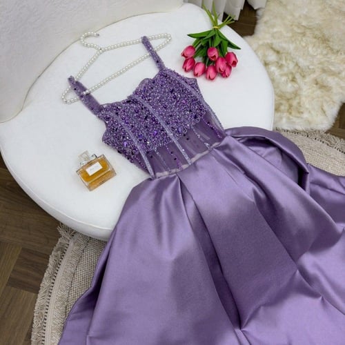 فستان سهرة ميكادو صدر تطريز من CUTECCI – فخامة الب...