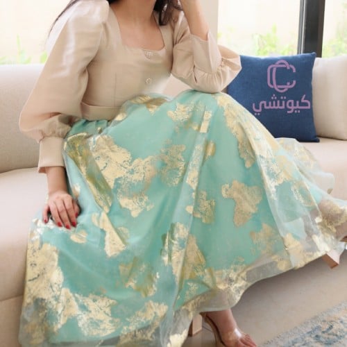 فستان تيفاني ميد راقي من كيوتشي CUTECCI