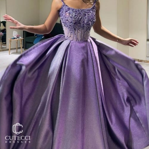 فستان سهرة ميكادو صدر تطريز من CUTECCI – فخامة الب...