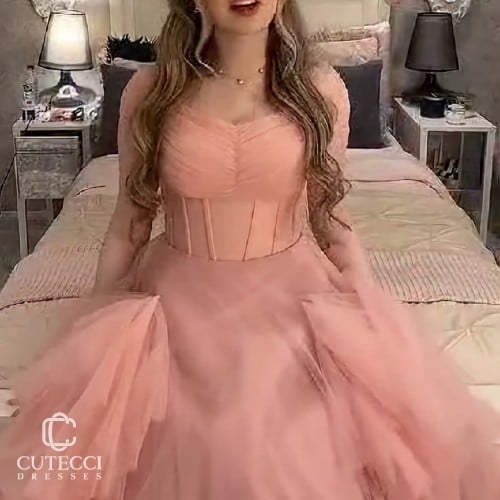 فستان سهرة بيج تل ملكي