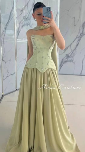 فستان سحر الزيتون | Cutecci