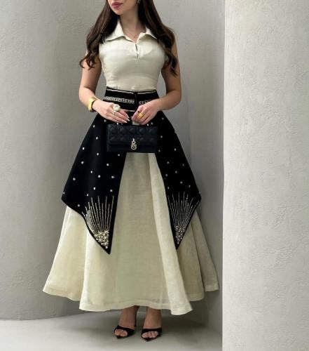 فساتين أنيقة من كيوتشي 2025 | تصميم بيج مع أسود +...